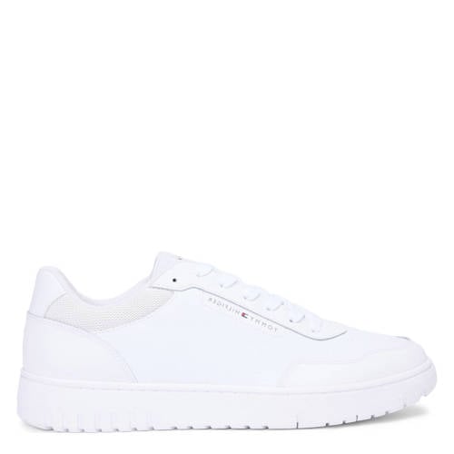 Tommy Hilfiger leren sneakers wit afbeelding