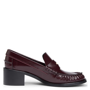 leren loafers bordeaux