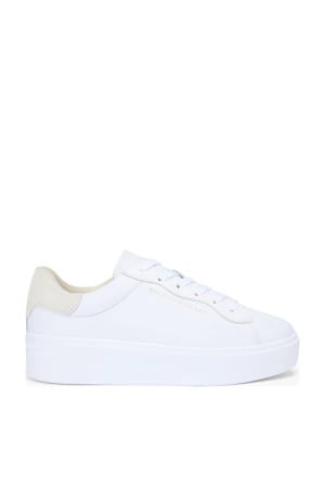 leren sneakers wit
