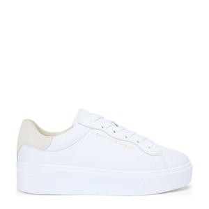 leren sneakers wit