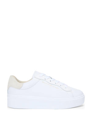 leren sneakers wit