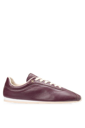 leren sneakers bordeaux