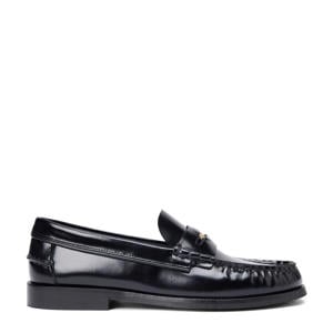 leren loafers zwart