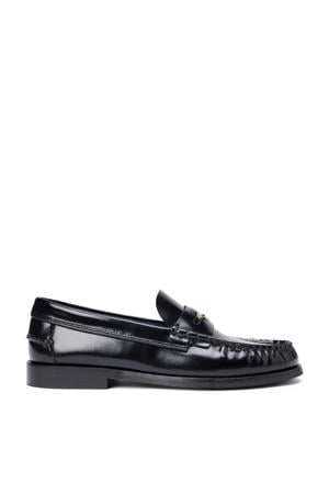 leren loafers zwart