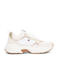 Tommy Hilfiger chunky leren sneakers wit/goud