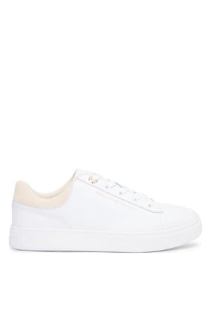 leren sneakers wit/creme