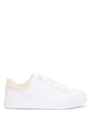 leren sneakers wit/creme