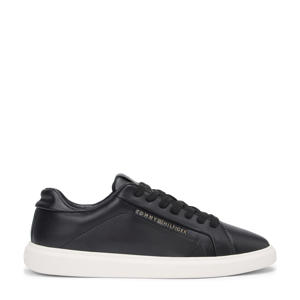 leren sneakers zwart