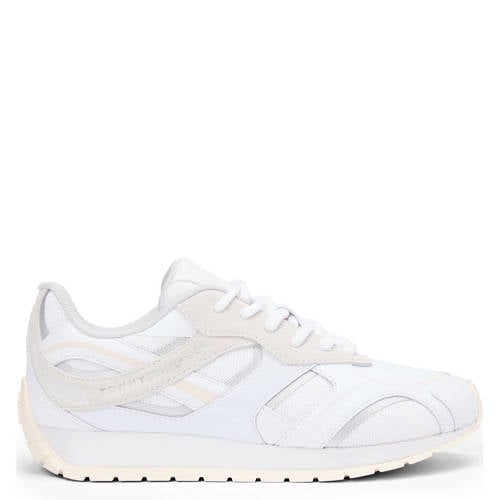 Tommy Hilfiger leren sneakers wit afbeelding