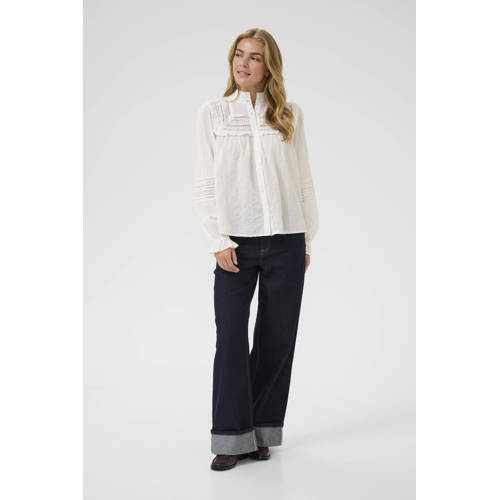 Kaffe blouse wit afbeelding