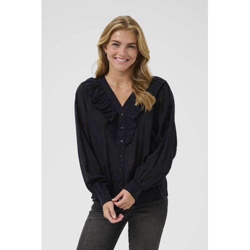 Kaffe blouse zwart afbeelding