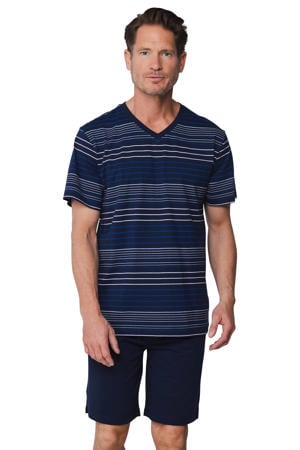 shortama donkerblauw
