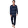 Pastunette for men pyjama set donkerblauw