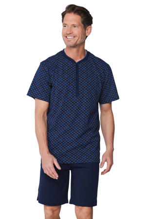 shortama donkerblauw