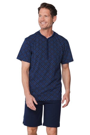 shortama donkerblauw