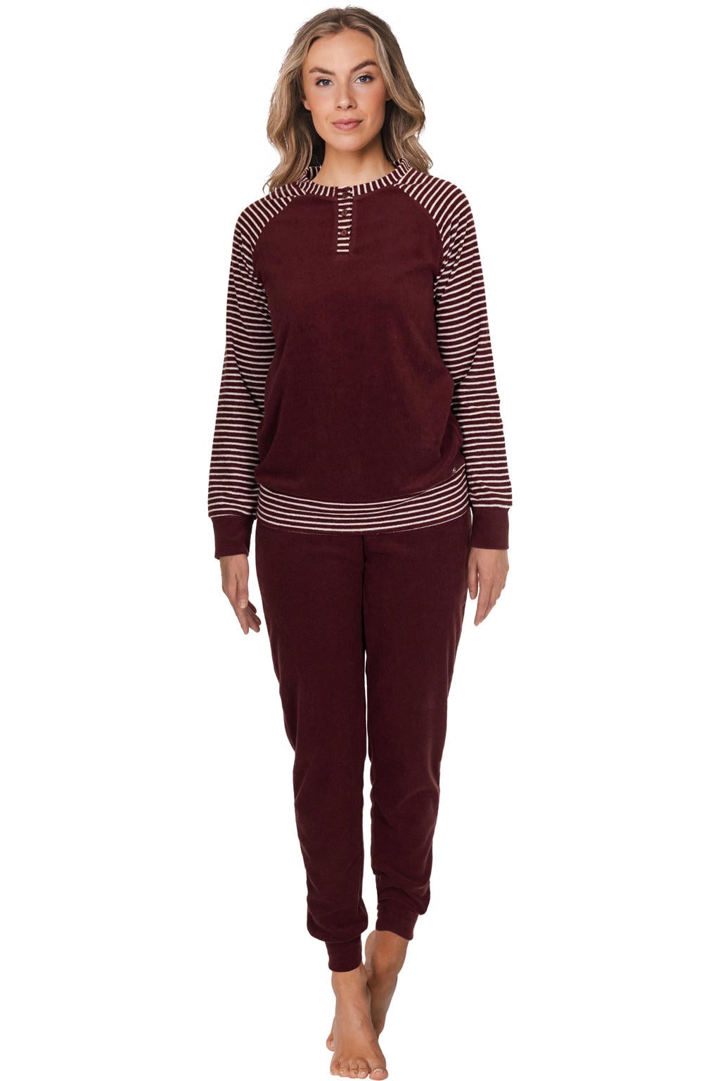 Pastunette pyjama set donkerrood