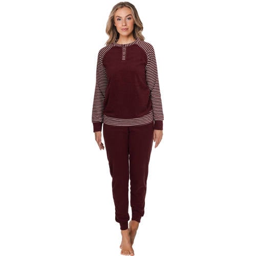 Pastunette pyjama donkerrood afbeelding