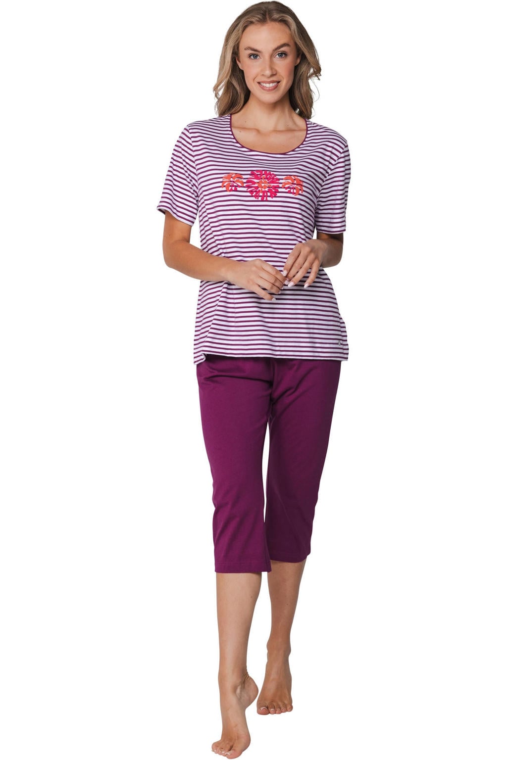 Pastunette pyjama set donkerrood