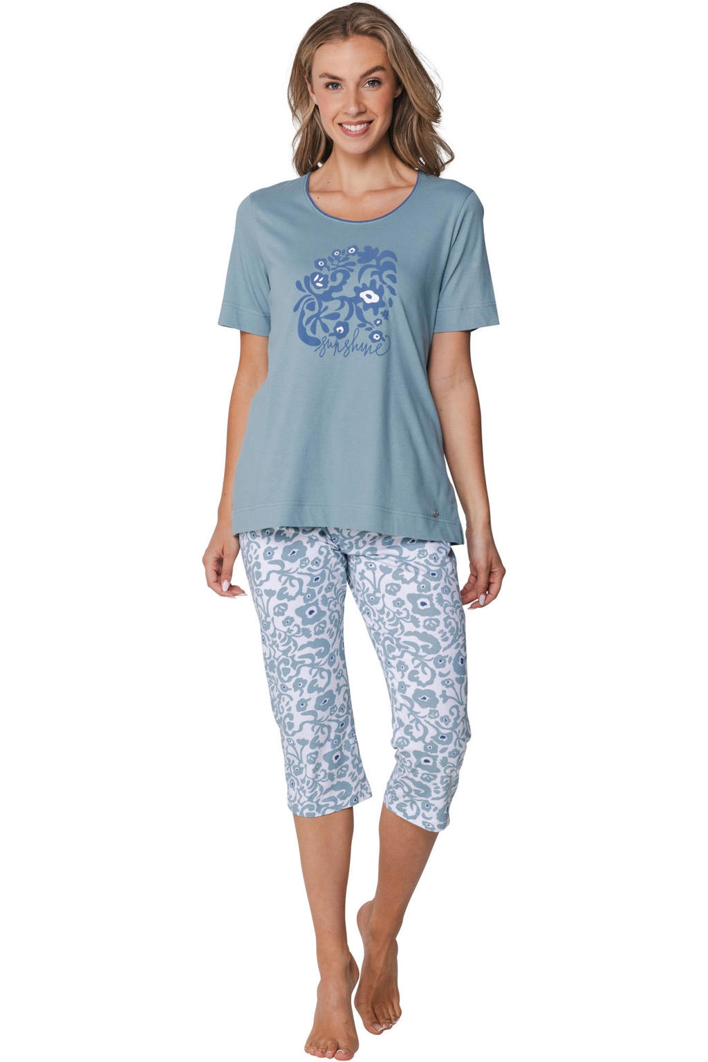 Pastunette pyjama lichtblauw