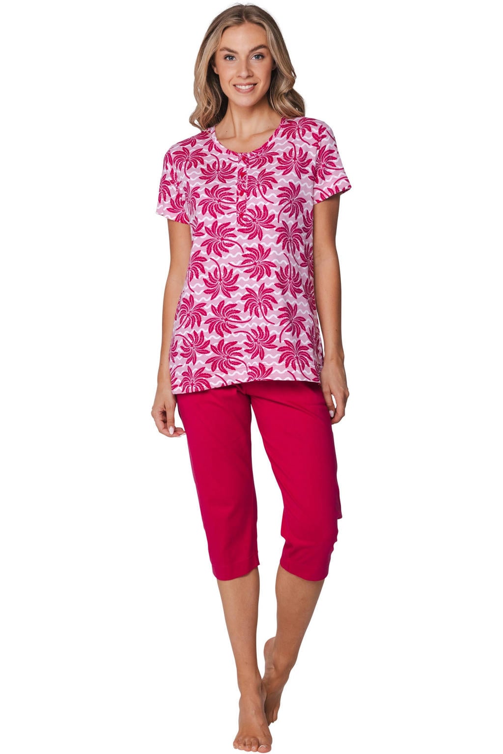 Rebelle pyjama set roze/fuchsia