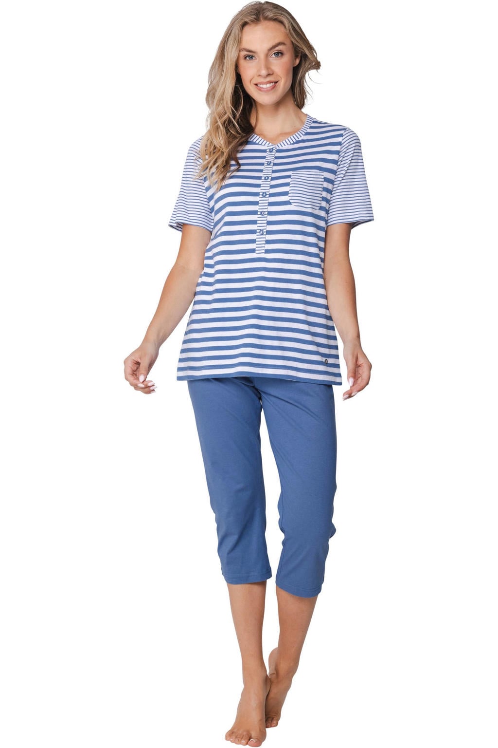 Pastunette pyjama blauw