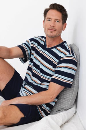 shortama donkerblauw