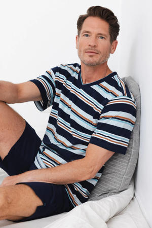 shortama donkerblauw