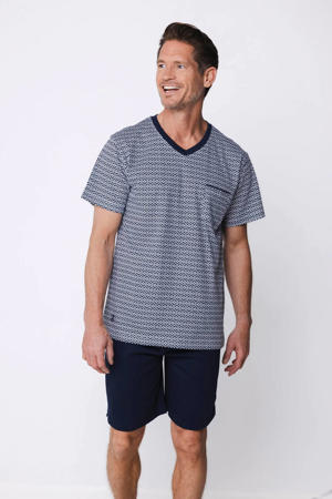 shortama donkerblauw