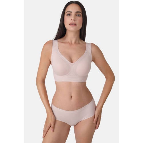 Sassa Mode seamless slip Bonded Micro lichtbeige afbeelding