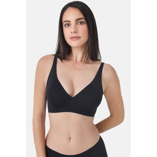 Sassa Mode seamless voorgevormde bh zonder beugel Bonded Micro zwart afbeelding