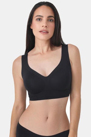 seamless voorgevormde bralette Bonded Micro zwart