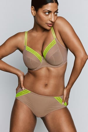 brazilian Cools beige/neon groen