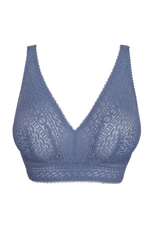 niet-voorgevormde bralette Montara blauw