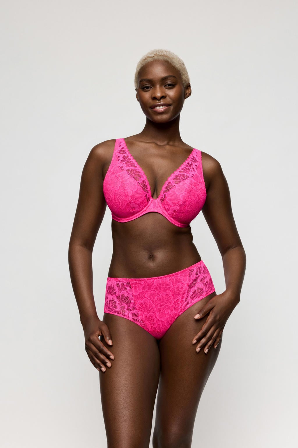PrimaDonna voorgevormde plunge beugel-bh Mocuto roze