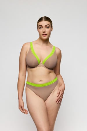 string Cools beige/neon groen