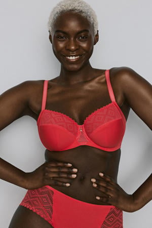 niet-voorgevormde beugelbh Grace Bay rood