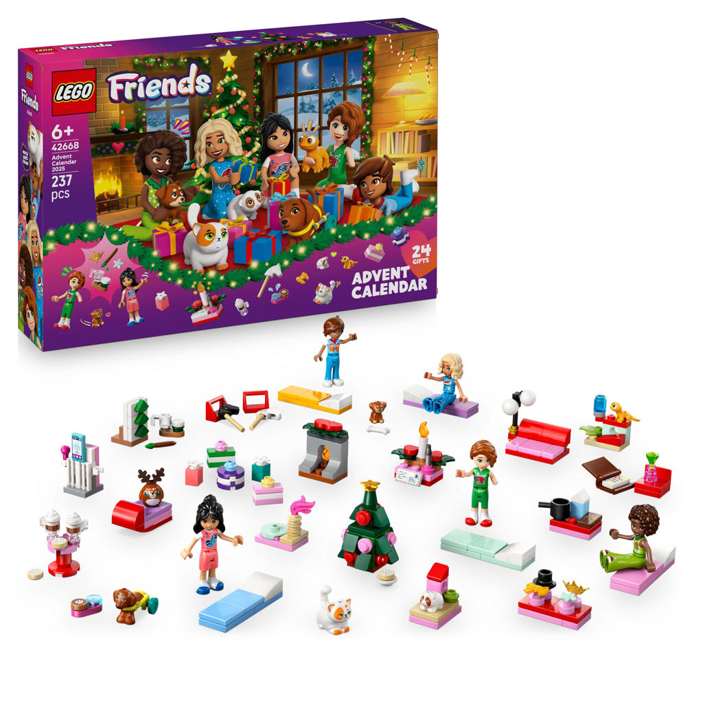 LEGO Friends Adventskalender 2025 Kerst Speelgoed 42668