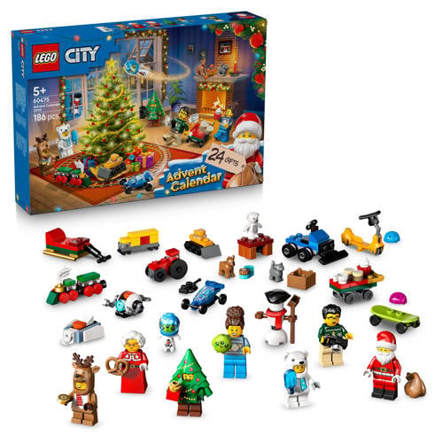 LEGO City Adventskalender 2025 Kerst Speelgoed 60475 afbeelding