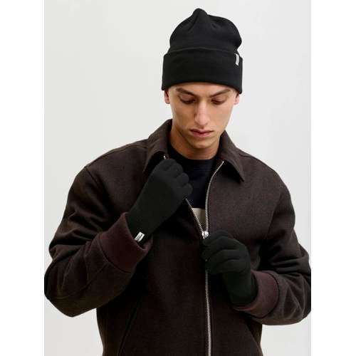 JACK & JONES giftbox JACCOOPER muts + handschoenen zwart afbeelding
