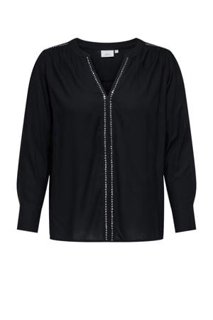 blousetop zwart