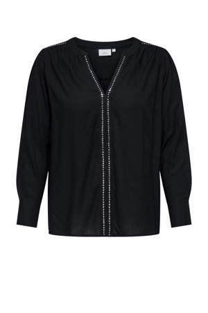 blousetop zwart