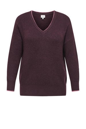 pullover donkerrood