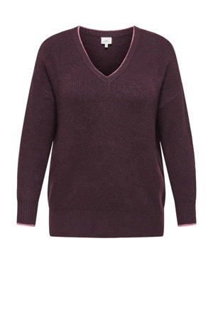 pullover donkerrood