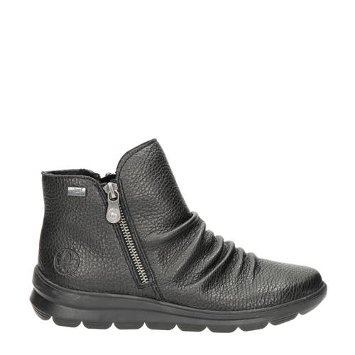 Rieker leren enkelboots zwart afbeelding