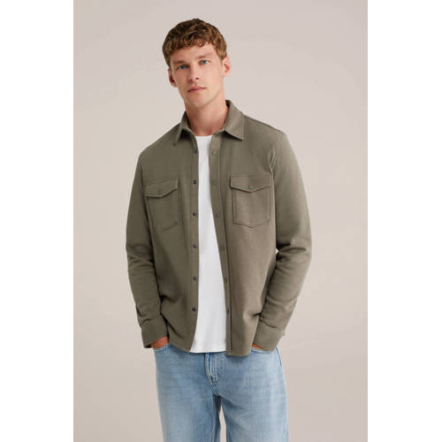 WE Fundamentals overshirt smoked olive afbeelding