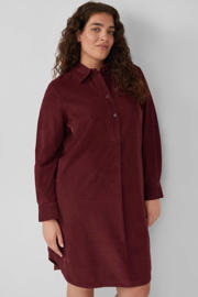 thumbnail: s.Oliver Curve corduroy korte jurk donkerrood