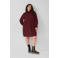 s.Oliver Curve corduroy korte jurk donkerrood