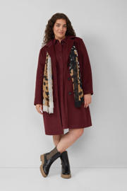 thumbnail: s.Oliver Curve corduroy korte jurk donkerrood