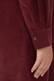 thumbnail: s.Oliver Curve corduroy korte jurk donkerrood