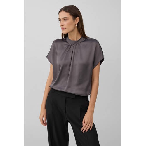 s.Oliver BLACK LABEL top antraciet afbeelding